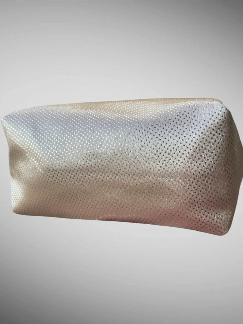 NWT Vince Camuto Rose Gold Metallic Cosmetic Makeup Travel Toiletry Bag